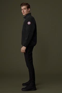 Ropa Canada Goose Hombre México - Renfrew Forro Polar Negros EQ6450728